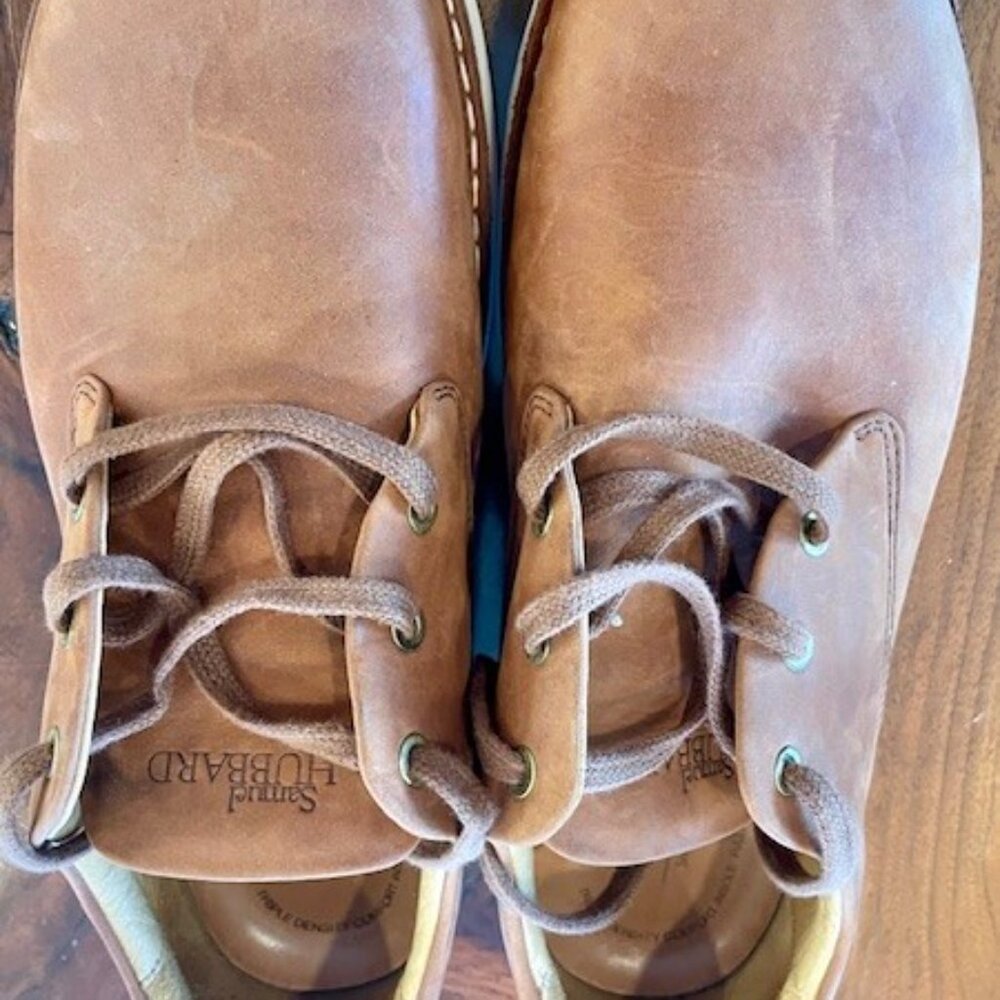 Samuel Hubbard Shoes Men 12 Wide Brown Free Oxford Nubuck Casual Walking Lace Up - Picture 9 of 9